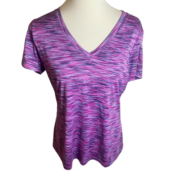 Reebok Workout V-Neck Shirt - Picture 1 of 4